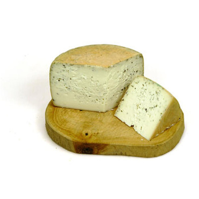 Produktfoto zu Ziegenkäse Bärlauch 45%