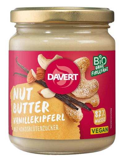 Produktfoto zu Davert Nut Butter Vanillekipferl 250g