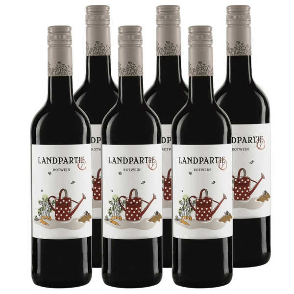 Produktfoto zu Kiste Landpartie rot 6x0,75L