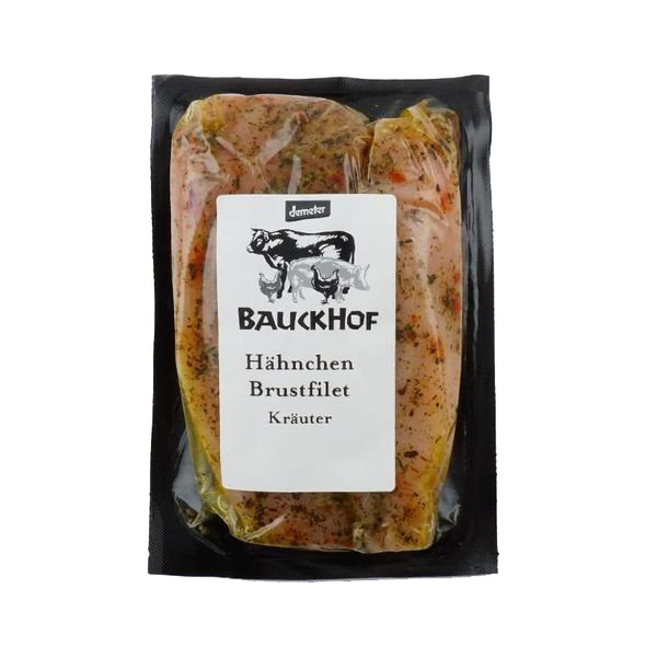Produktfoto zu Bauckhof Hähnchenbrust 2er Kräuter ca. 300g