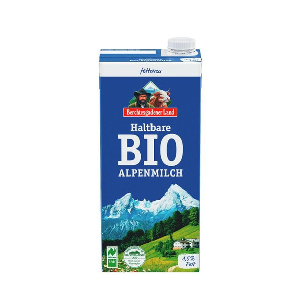 Produktfoto zu Berchtesgadener Land H-Milch 1,5% 1 L