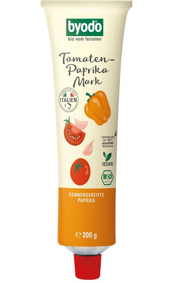Produktfoto zu Byodo Tomaten Paprika Mark 200g