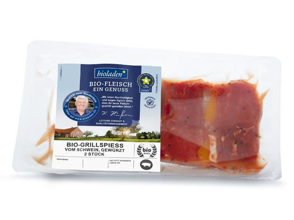 Produktfoto zu Bioladen* Grillspieße vom Schwein 2 Stück ca. 300g