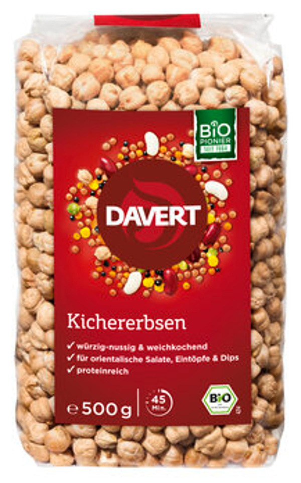 Produktfoto zu Davert Kichererbsen 500g