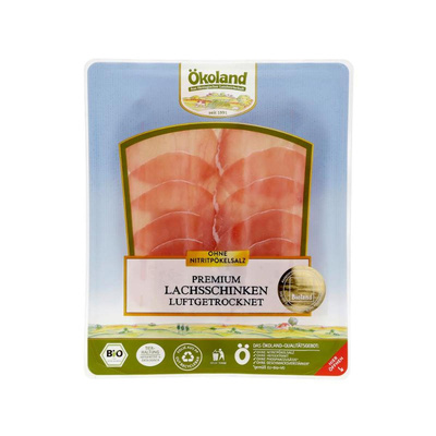 Produktfoto zu Ökoland Lachsschinken 80g