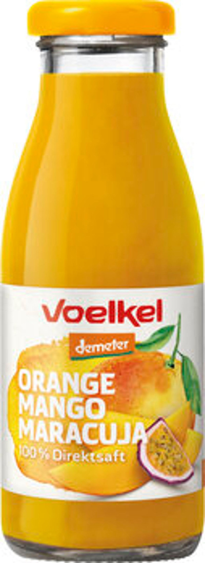Produktfoto zu Voelkel Smoothie Orange Mango Maracuja 0,25L