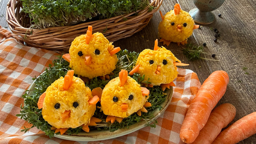 Rezeptbild für Frischkäse Küken