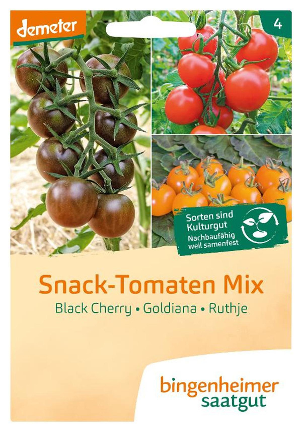 Produktfoto zu Bingenheimer Saatgut Snack Tomaten Mix Samen