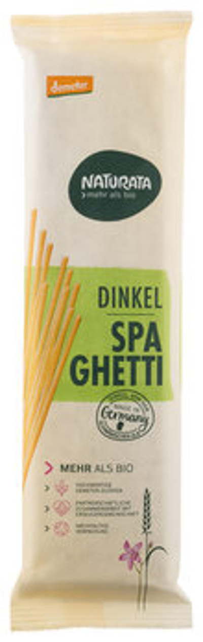 Produktfoto zu Naturata Dinkel Spaghetti hell 500g