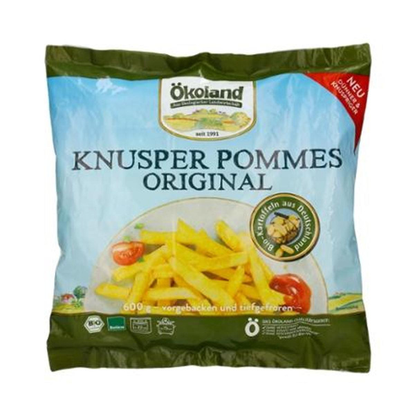 Produktfoto zu Ökoland Knusper Pommes Original 600g