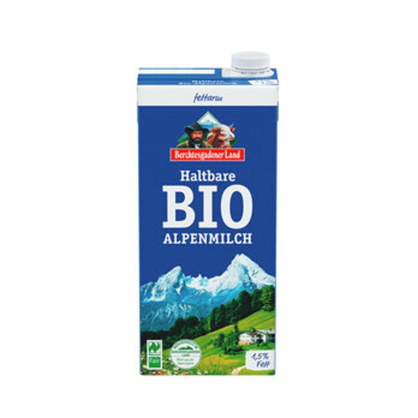 Produktfoto zu Berchtesgadener Land H-Milch 1,5% 1 L