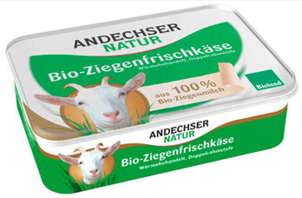 Produktfoto zu Ziegen Frischkäse Andechser 65% F.i.T. 150g