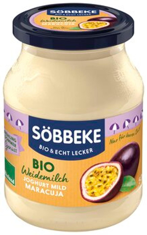 Produktfoto zu Söbbeke Maracuja Joghurt 3,8% 500g