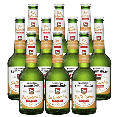 Produktfoto zu Kiste Lammsbräu Gluten- und alkoholfrei 10x0.33L