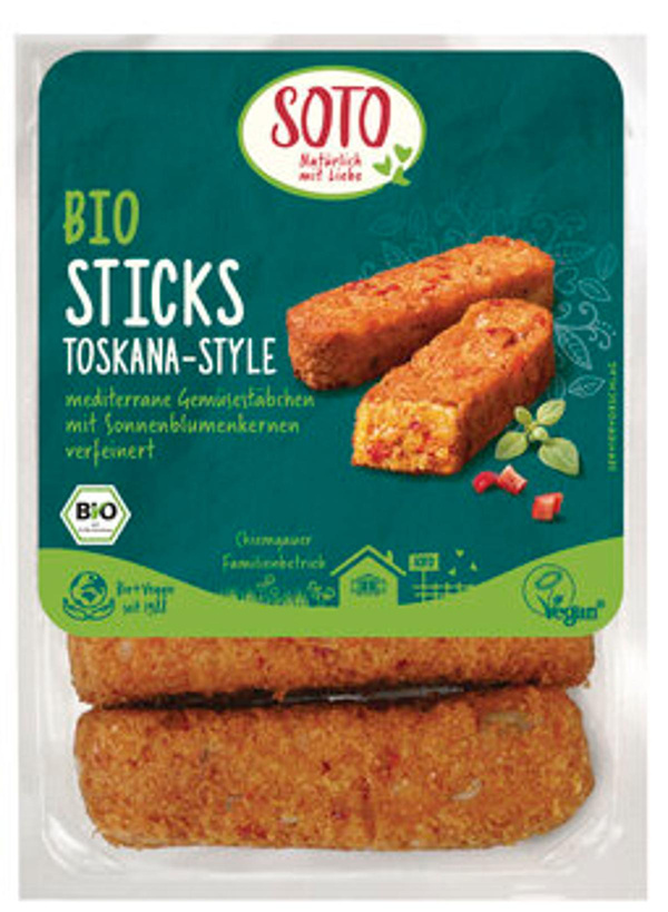 Produktfoto zu Soto Bio Sticks Toskana-Style 175g
