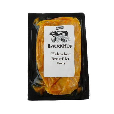 Produktfoto zu Bauckhof Hähnchenbrust 2er Curry ca. 300g