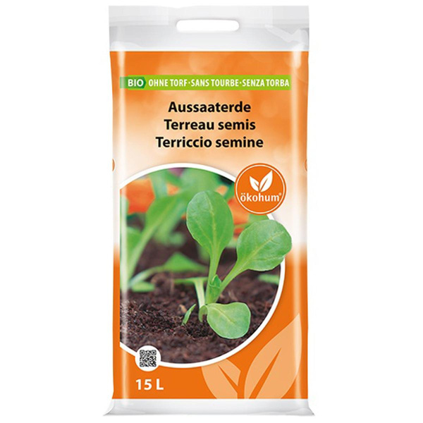 Produktfoto zu Ökohum Bio-Aussaaterde 15L
