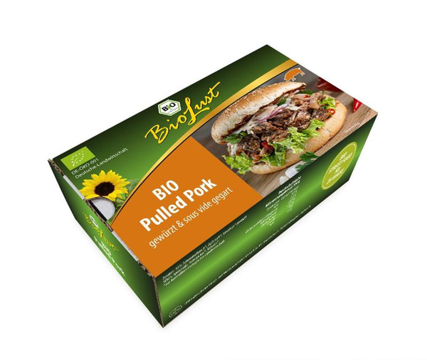 Produktfoto zu Biolust Pulled Pork 400g