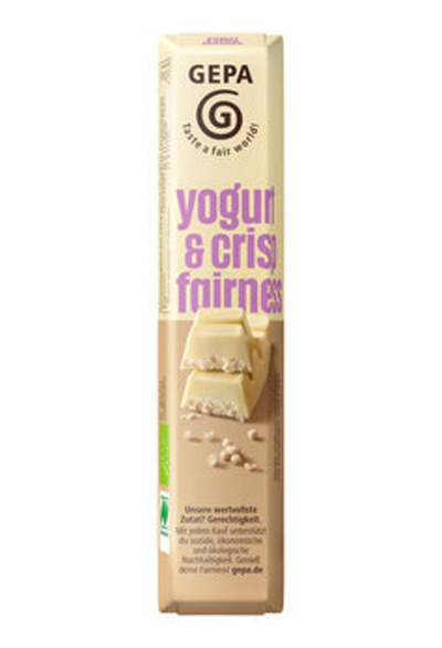 Produktfoto zu Gepa Yogurt & crisp fairness 45g