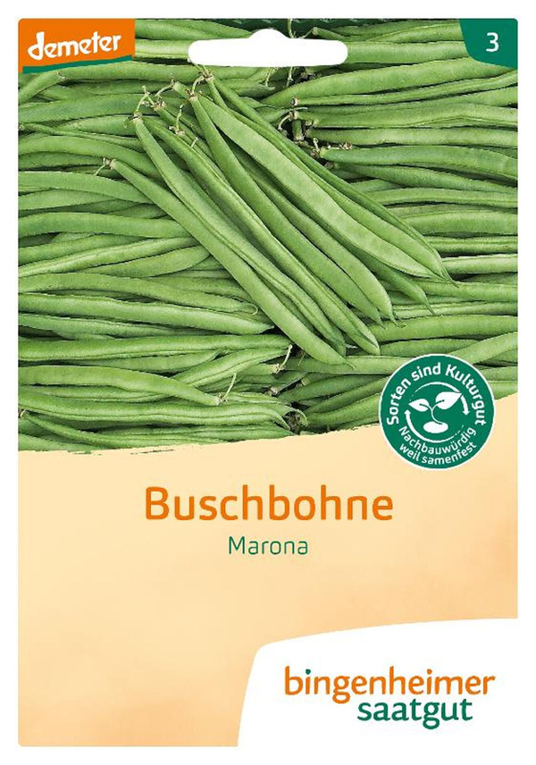 Produktfoto zu Bingenheimer Saatgut Buschbohnen Samen