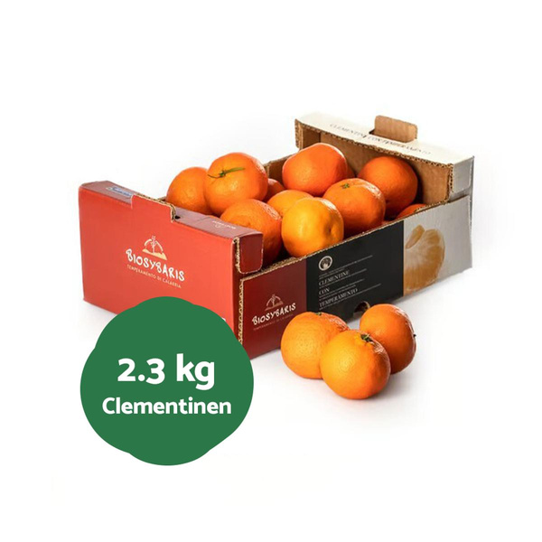 Produktfoto zu Biosybaris Clementinen 2.3 kg