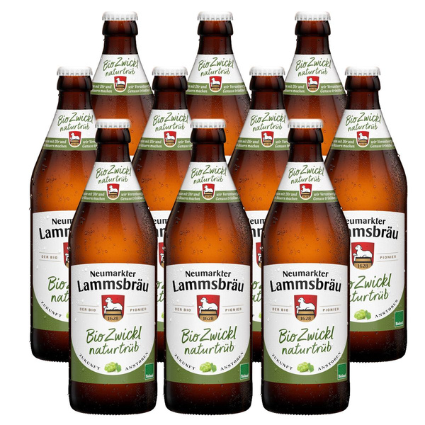 Produktfoto zu Kiste Lammsbräu Zwickl 10x0,5L