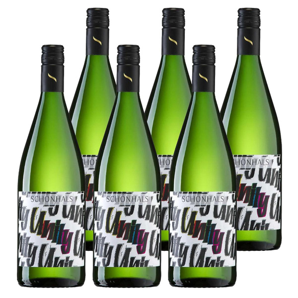 Produktfoto zu Kiste Schönhals Unity Blanc Rheinhessen 6x1L