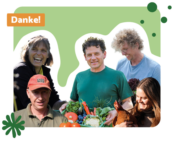 Landwirte und Landwirtinnen und Inhaberin Boßhammersch Hof