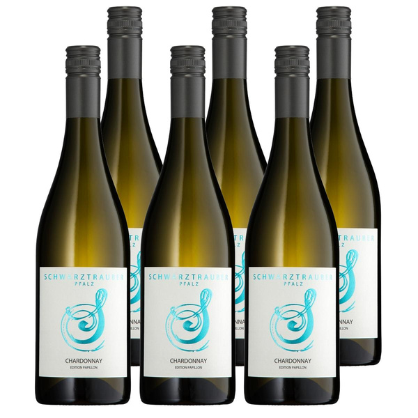 Produktfoto zu Kiste Weingut Schwarztrauber Chardonnay 6x0,75L