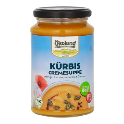 Produktfoto zu Ökoland Kürbis Cremesuppe 380ml