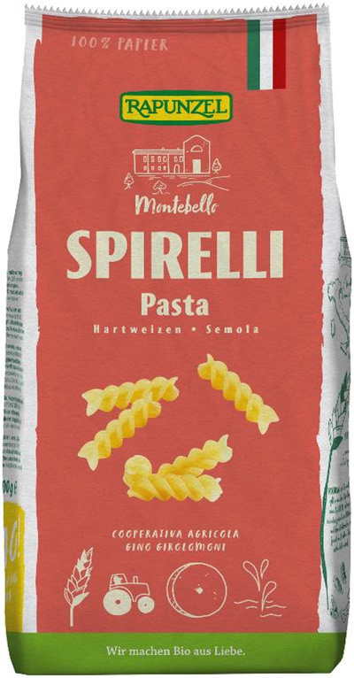 Produktfoto zu Rapunzel Spirelli Semola 500g
