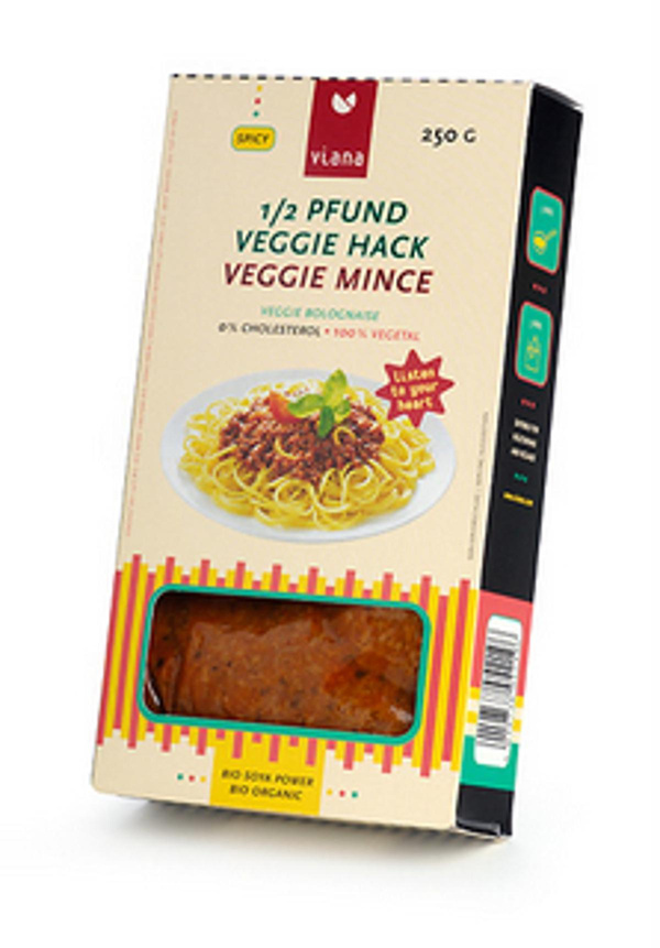 Produktfoto zu Veganes Hack mit Tomatenmark 250g