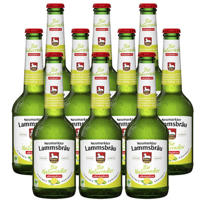 Produktfoto zu Kiste Lammsbräu Natur Radler alkoholfrei 10x0,33L