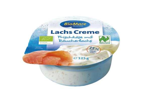 Produktfoto zu Bio Mare Frischcreme mit Räucherlachs 125g