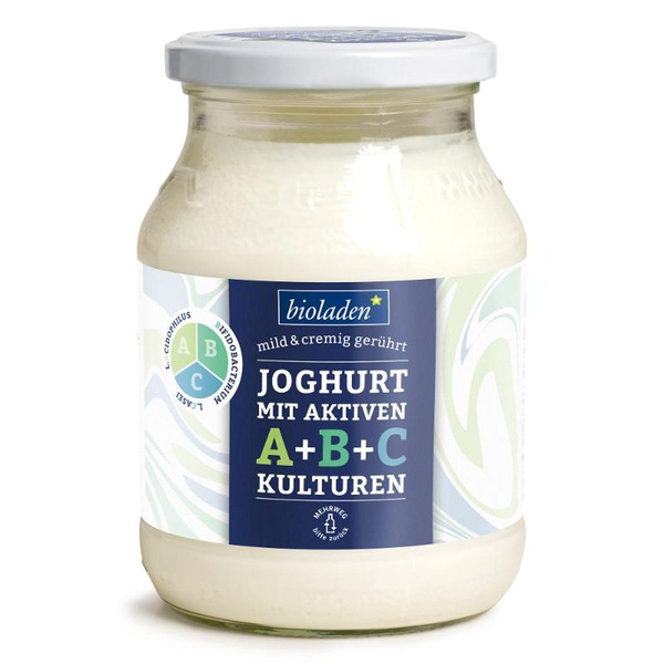 Produktfoto zu Bioladen* Joghurt mit aktiven A+B+C Kulturen 500g