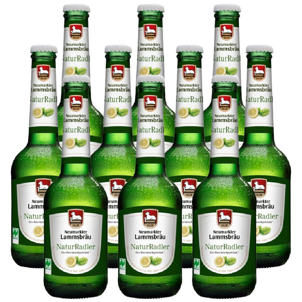 Produktfoto zu Kiste Lammsbräu NaturRadler 10x0,33L