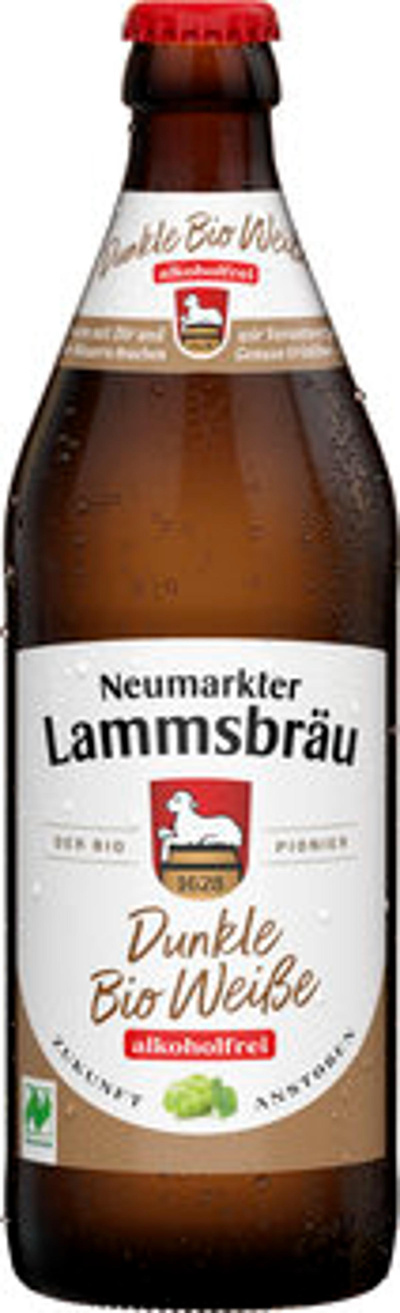 Produktfoto zu Lammsbräu Dunkle Weiße alkoholfrei 0,5L
