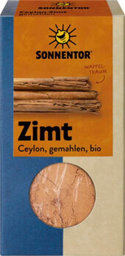 Produktfoto zu SONNENTOR Zimt, Ceylon, gemahlen 40g