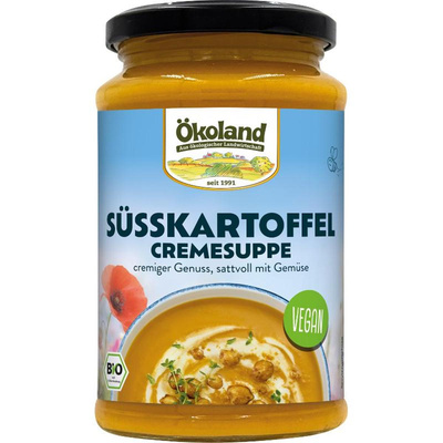 Produktfoto zu Ökoland Süßkartoffel Cremesuppe 380ml