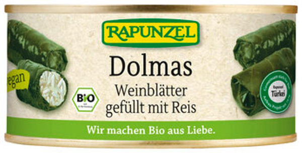 Produktfoto zu Rapunzel Weinblätter gefüllt mit Reis 280g