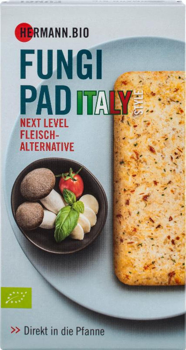Produktfoto zu Hermann Kräuterseitling Fungi Pad Italy Style 150g