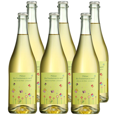 Produktfoto zu Kiste Weingut Schwarztrauber Traubensecco alkoholfrei 6x0,75L