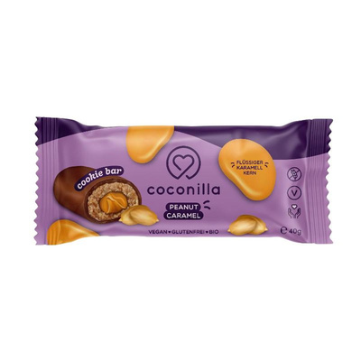 Produktfoto zu Coconilla Cookie Bar Peanut Caramel 40g