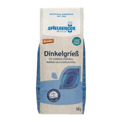 Produktfoto zu Spielberger Mühle Dinkelgrieß 500g