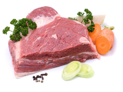 Produktfoto zu Sonnenhof Hampel Suppenfleisch mit Knochen ca. 500g