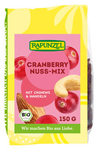 Produktfoto zu Rapunzel Cranberry-Nuss-Mix 150g