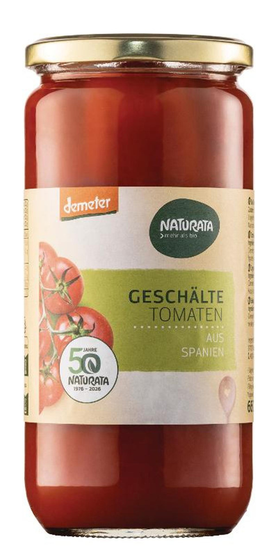 Produktfoto zu Naturata Tomaten geschält 660m
