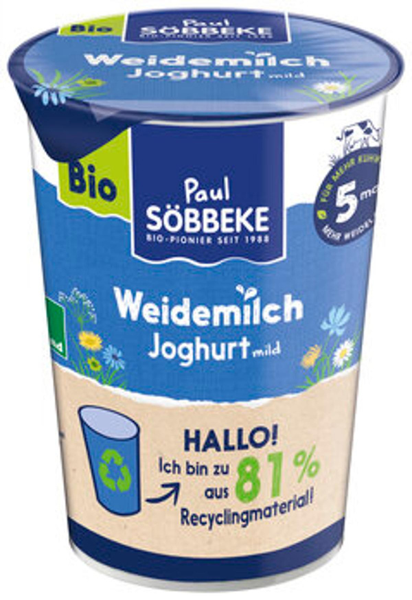 Produktfoto zu Söbbeke Weidemilch Joghurt cremig gerührt 3,8% 500g