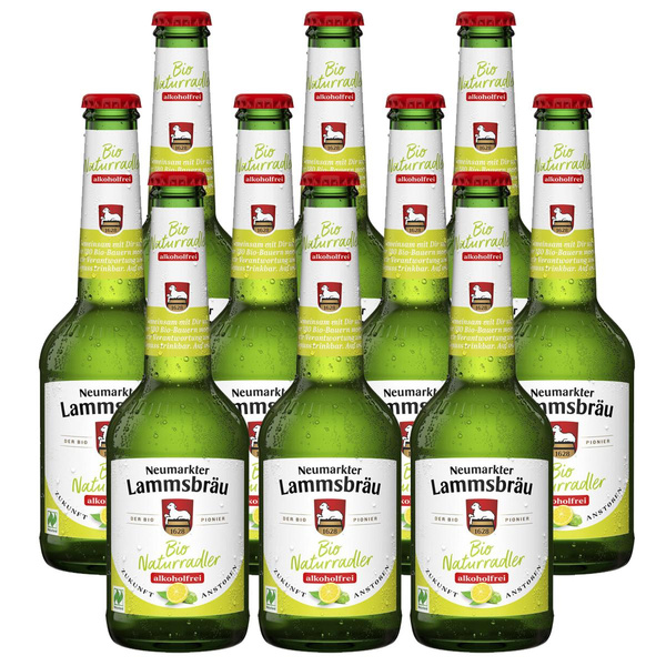 Produktfoto zu Kiste Lammsbräu Natur Radler alkoholfrei 10x0,33L