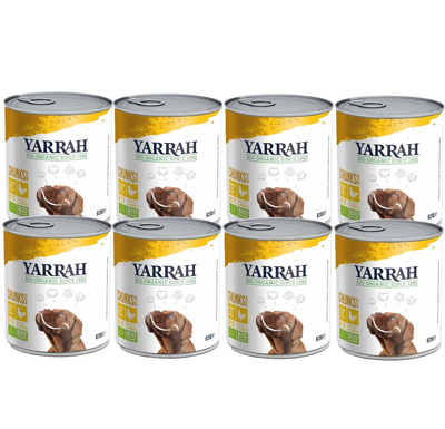Produktfoto zu Yarrah Hund Chunks Huhn 6x820g